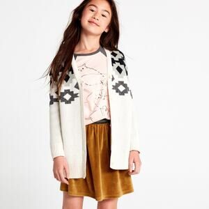 NWT Tea Collection Cardigan Sweater Indian Textile Print Size Medium